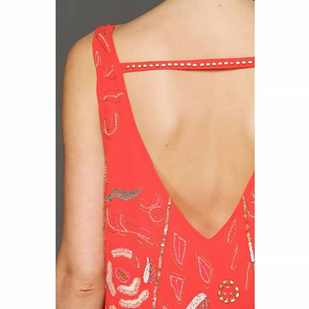 Free People Secret Garden Embellished Large Sequin Dress Size Small EXCELLENT! - Picture 2 of 13